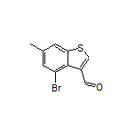 4-Bromo-6-methylbenzothiophene-3-carbaldehyde