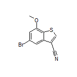 5-Bromo-7-methoxybenzothiophene-3-carbonitrile