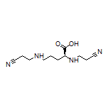 (S)-2,5-Bis((2-cyanoethyl)amino)pentanoic Acid