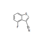 4-Fluorobenzothiophene-3-carbonitrile