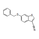 6-(Benzylthio)benzothiophene-3-carbonitrile