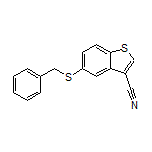 5-(Benzylthio)benzothiophene-3-carbonitrile