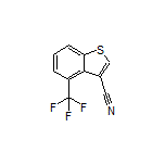 4-(Trifluoromethyl)benzothiophene-3-carbonitrile