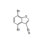 4,7-Dibromobenzothiophene-3-carbonitrile