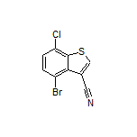 4-Bromo-7-chlorobenzothiophene-3-carbonitrile