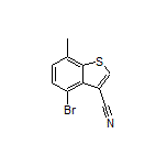 4-Bromo-7-methylbenzothiophene-3-carbonitrile