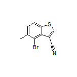 4-Bromo-5-methylbenzothiophene-3-carbonitrile