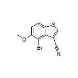 4-Bromo-5-methoxybenzothiophene-3-carbonitrile