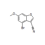 4-Bromo-6-methoxybenzothiophene-3-carbonitrile