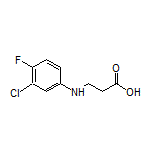 3-[(3-Chloro-4-fluorophenyl)amino]propanoic Acid