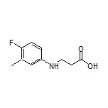 3-[(4-Fluoro-3-methylphenyl)amino]propanoic Acid