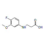 3-[(4-Fluoro-3-methoxyphenyl)amino]propanoic Acid