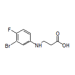 3-[(3-Bromo-4-fluorophenyl)amino]propanoic Acid