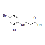 3-[(4-Bromo-2-chlorophenyl)amino]propanoic Acid