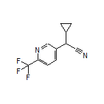 2-Cyclopropyl-2-[6-(trifluoromethyl)-3-pyridyl]acetonitrile