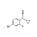 2-(4-Bromo-2-fluorophenyl)-2-cyclopropylacetonitrile