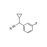 2-Cyclopropyl-2-(3-fluorophenyl)acetonitrile