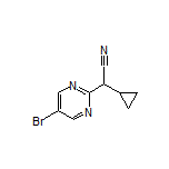 2-(5-Bromopyrimidin-2-yl)-2-cyclopropylacetonitrile