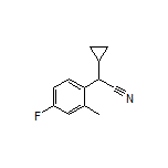 2-Cyclopropyl-2-(4-fluoro-2-methylphenyl)acetonitrile