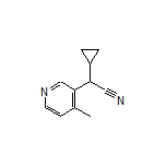 2-Cyclopropyl-2-(4-methylpyridin-3-yl)acetonitrile