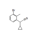 2-(3-Bromo-2-methylphenyl)-2-cyclopropylacetonitrile