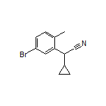 2-(5-Bromo-2-methylphenyl)-2-cyclopropylacetonitrile