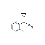 2-Cyclopropyl-2-(3-methylpyridin-2-yl)acetonitrile