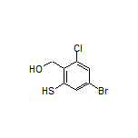 (4-Bromo-2-chloro-6-mercaptophenyl)methanol