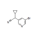 2-(5-Bromopyridin-3-yl)-2-cyclopropylacetonitrile