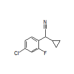 2-(4-Chloro-2-fluorophenyl)-2-cyclopropylacetonitrile