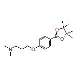 [4-[3-(Dimethylamino)propoxy]phenyl]boronic Acid Pinacol Ester