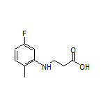 3-[(5-Fluoro-2-methylphenyl)amino]propanoic Acid