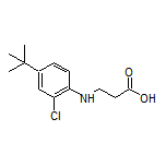 3-[[4-(tert-Butyl)-2-chlorophenyl]amino]propanoic Acid