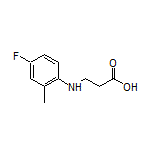 3-[(4-Fluoro-2-methylphenyl)amino]propanoic Acid