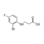 3-[(2-Bromo-4-fluorophenyl)amino]propanoic Acid