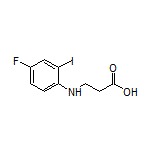 3-[(4-Fluoro-2-iodophenyl)amino]propanoic Acid