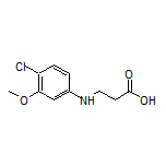 3-[(4-Chloro-3-methoxyphenyl)amino]propanoic Acid