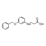 3-[[3-(Benzyloxy)phenyl]amino]propanoic Acid