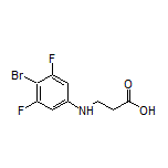 3-[(4-Bromo-3,5-difluorophenyl)amino]propanoic Acid