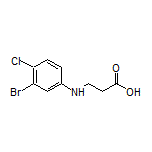 3-[(3-Bromo-4-chlorophenyl)amino]propanoic Acid