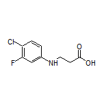 3-[(4-Chloro-3-fluorophenyl)amino]propanoic Acid