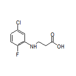 3-[(5-Chloro-2-fluorophenyl)amino]propanoic Acid