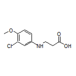 3-[(3-Chloro-4-methoxyphenyl)amino]propanoic Acid