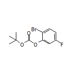 2-Bromo-5-fluorophenyl tert-Butyl Carbonate