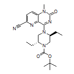 4-[(2S,5R)-4-Boc-2,5-diethylpiperazin-1-yl]-1-methyl-2-oxo-1,2-dihydropyrido[3,2-d]pyrimidine-6-carbonitrile