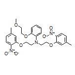 2-(2-Methoxyethoxy)-N,N-bis[2-(5-methyl-2-nitrophenoxy)ethyl]aniline