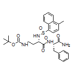 (S)-N-[(S)-1-Amino-1-oxo-3-phenylpropan-2-yl]-4-(Boc-amino)-2-[(4-methylnaphthalene)-1-sulfonamido]butanamide