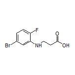 3-[(5-Bromo-2-fluorophenyl)amino]propanoic Acid