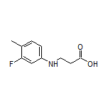 3-[(3-Fluoro-4-methylphenyl)amino]propanoic Acid