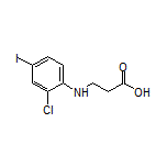 3-[(2-Chloro-4-iodophenyl)amino]propanoic Acid